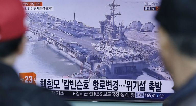 Viel Lärm um nichts? USA schicken unfähige Flotte nach Nordkorea – Bloomberg