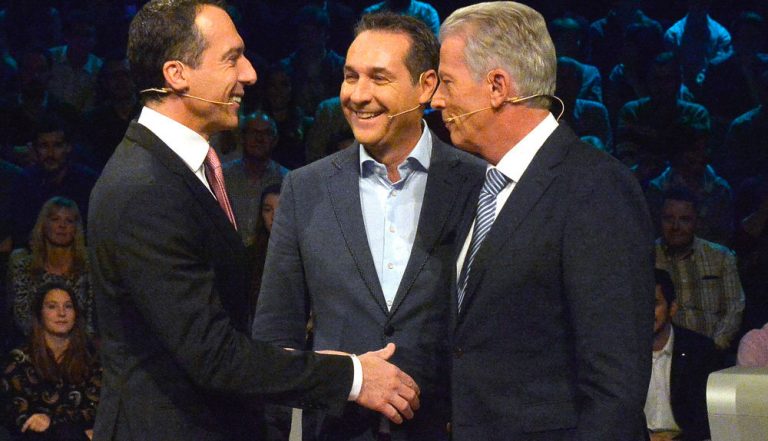Umfrage: Kern und Strache Kopf an Kopf
