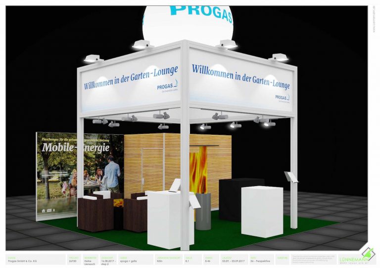 PROGAS auf Gartenfachmesse spoga+gafa, 3. bis 5. September in Köln.