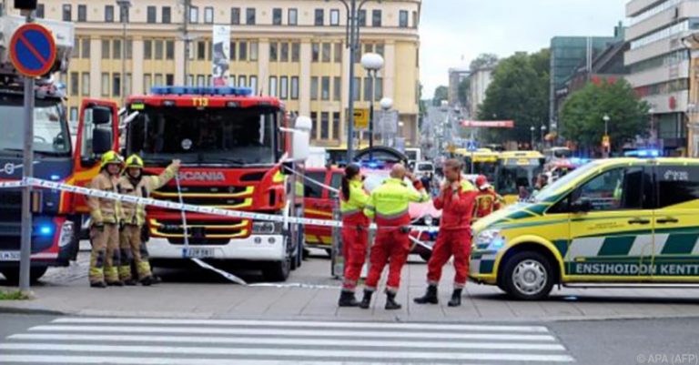 Zwei Tote und sechs Verletzte bei Anschlag in Finnland