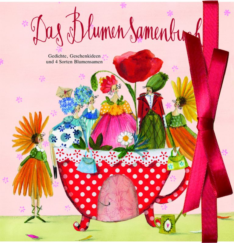 Silke Leffler illustrierte neue Kräuter- und Blumensamenbücher für den Grätz Verlag