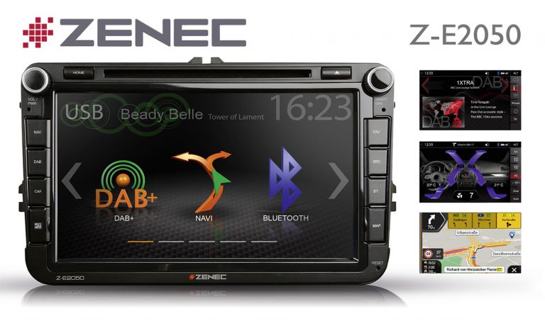 Ganz großes Autokino – ZENECs Infotainer Z-E2050 für VW