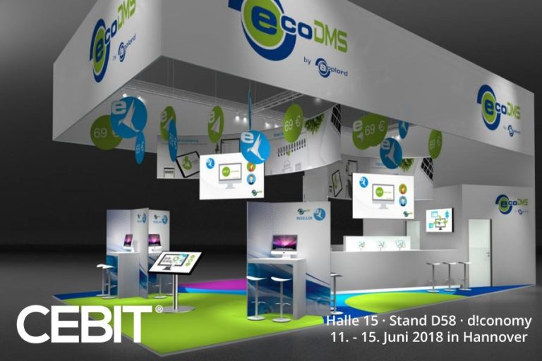 CEBIT 2018 – ecoDMS Archiv-Komplettlösung