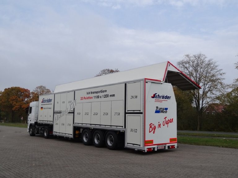 Getränketransporter für das Ausland mit außergewöhnlichen Maßen