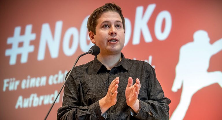 „No GroKo“ – Juso-Chef Kühnert tadelt SPD: „Riesige Fehler gemacht“