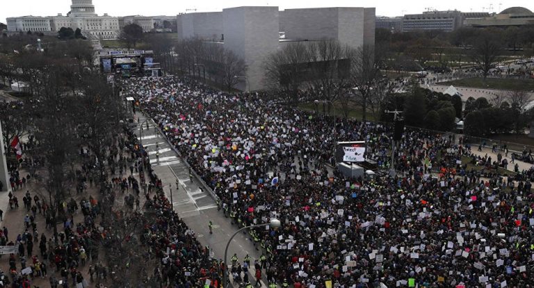 Marsch für unser Leben: Hunderttausende protestieren in Washington gegen Waffengewalt