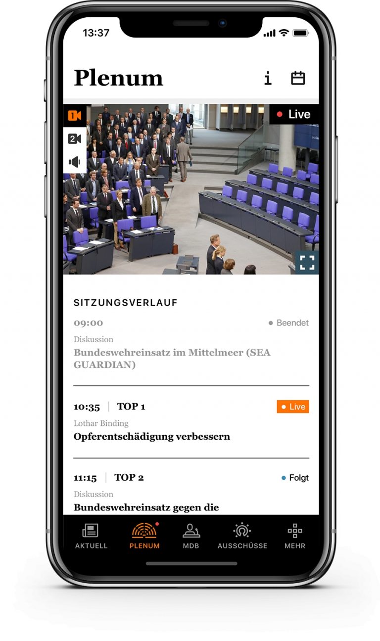 Bundestag lässt bei den Tschechen neue App programmieren