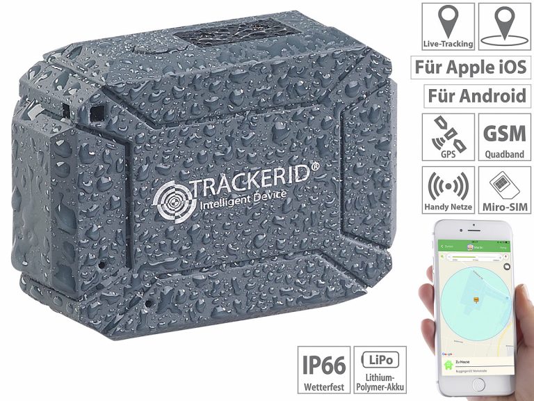 TrackerID GPS- & GSM-Tracker LTS-200, Live-Tracking-App