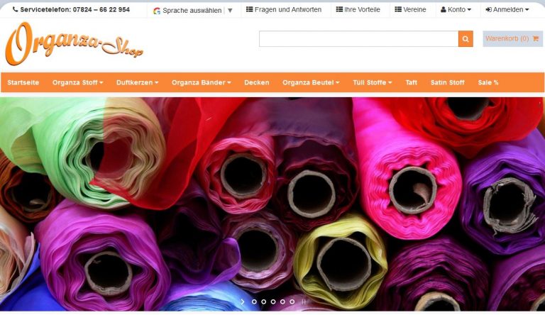 Mit Organza Stoff schaffen Sie eine Wohlfühlatmosphäre