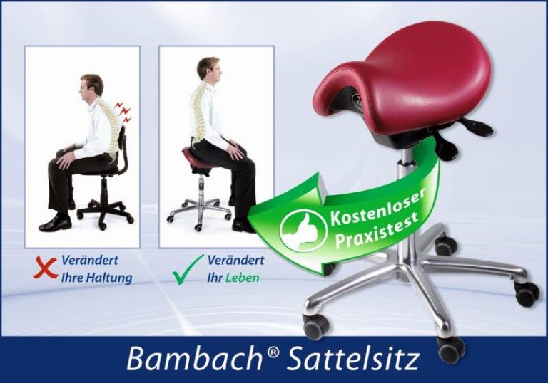 Der Bambach-Sattelsitz – Schafft Entspannung für Ihren Rücken!