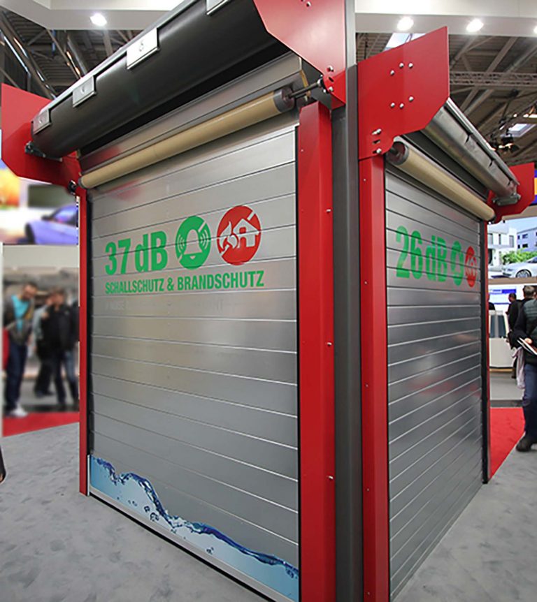 Rolltore mit bis zu 37dB Schallschutz