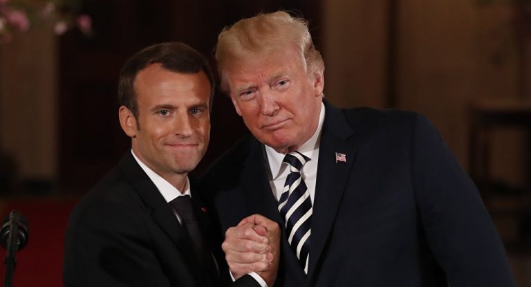 Streit um Atomdeal: Macron warnt vor Krieg