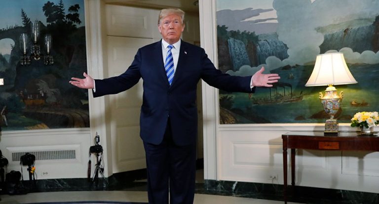 Nun offiziell: Trump beschließt Aufkündigung von Atom-Deal mit Iran