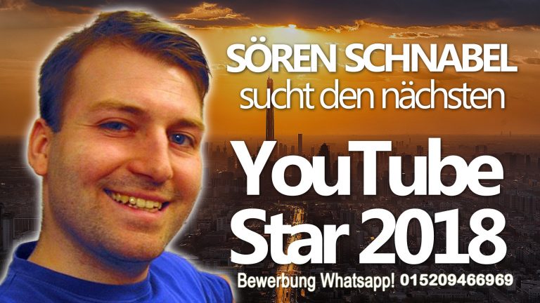 Musikproduzent Sören Schnabel sucht den neuen Youtubestar!