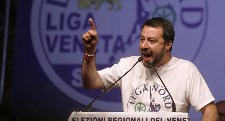 Mailand: Lega Nord protestiert gegen antirussische Sanktionen