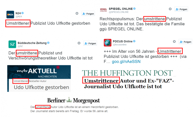 Die Gleichgeschalteten empört über „Gleichschaltung“