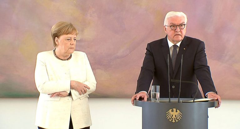 Neuer Anfall?Merkel zittert erneut – Video