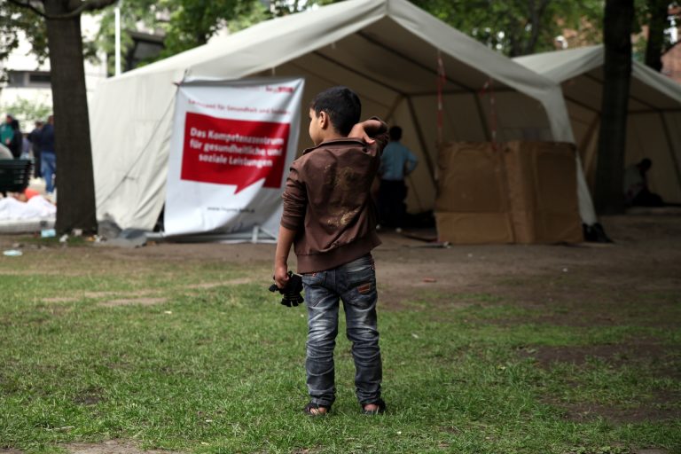 Hoher Kinderanteil unter Asylbewerbern