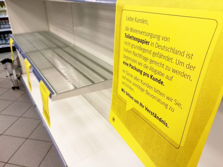 Absatz von Toilettenpapier geht deutlich zurück