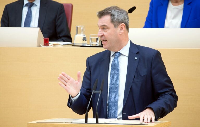 Bayern: Mehr als die Hälfte ist mit Söders Arbeit unzufrieden – Umfrage