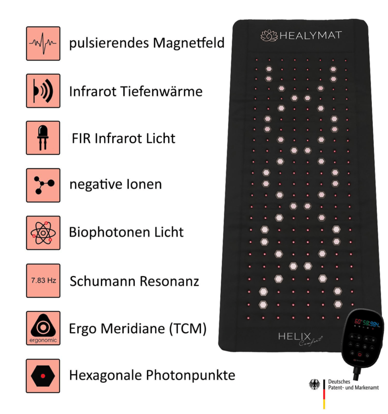 Healymat Helix Comfort: Testsieger Magnetfeldmatte 2026