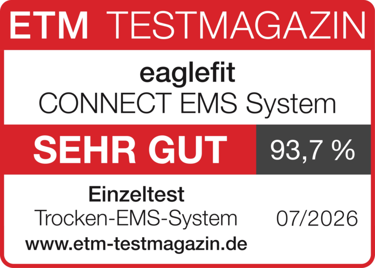 eaglefit CONNECT EMS „sehr gut“ (93,7 %) im ETM-Test 2026