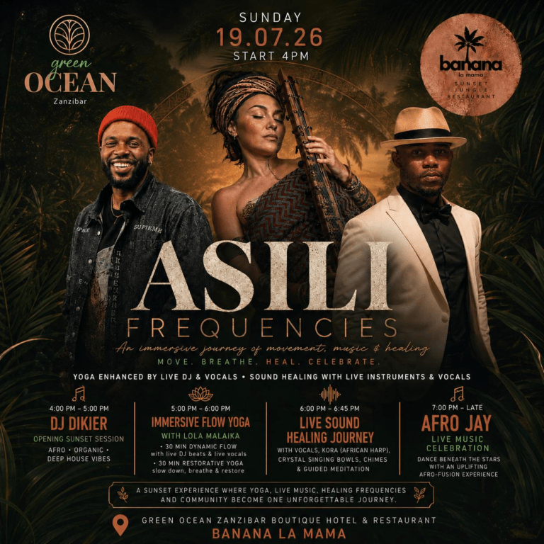 Hotel Sansibar: ASILI FREQUENCIES feiert Premiere im Hotel Green Ocean Zanzibar